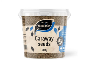 Greenfields - Caraway Seeds (500g TUB, CATERING PACK)