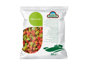 Frozen Peppers (Red & Green) Diced (1Kg)