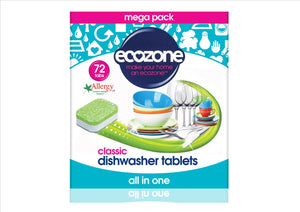 Ecozone Dishwasher Tablets All in One (72s)