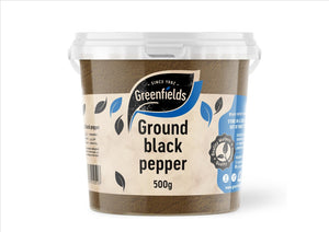 Greenfields - Ground Black Pepper (400g TUB, CATERING PACK)