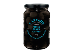 Karyatis Pitted Black Olives (350g)