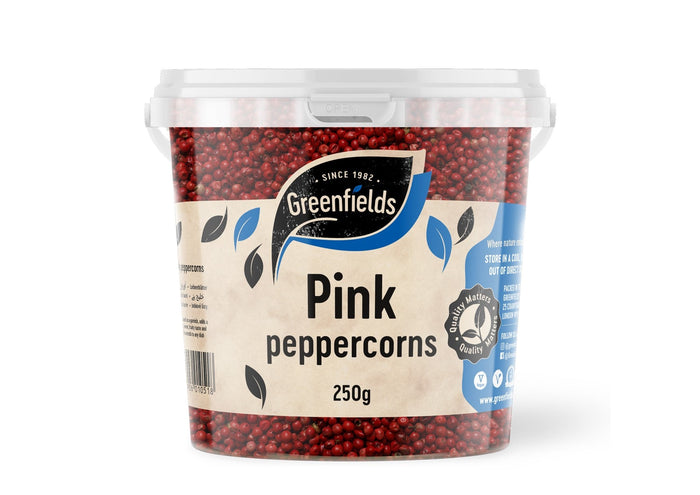 Greenfields - Pink Peppercorns (250g TUB, CATERING PACK)