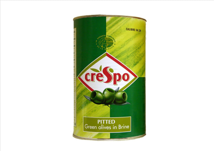 Crespo - Pitted Green Olives in Brine (4.3Kg)