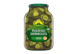 Kuhne - Pickled Dill Gherkin Slices (Catering 2.45Kg)