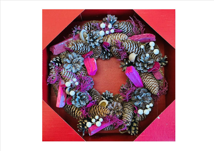 Christmas Wreath - Magic Magenta