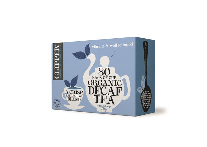 Fairtrade & Organic Everyday Decaffeinated Tea by Clipper (Box 80)